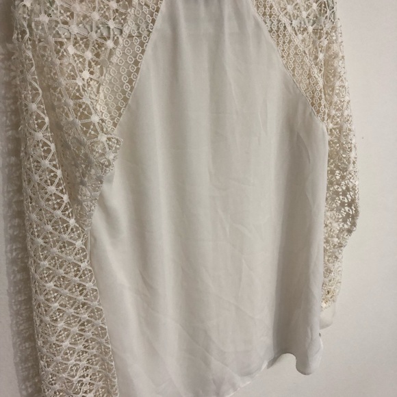 Ann Taylor Loft white blouse - Picture 2 of 5